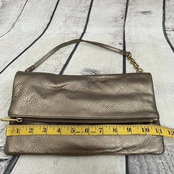 Fossil gold‎ shoulder bag fold over medium New Without Tags 11 X 7 - Picture 6 of 12